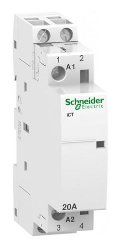 Модульный контактор Schneider Electric iCT 2P 20А 230/240В AC