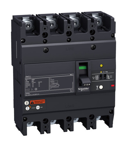 Силовой автомат Schneider Electric Easypact EZC, 4P, 225А