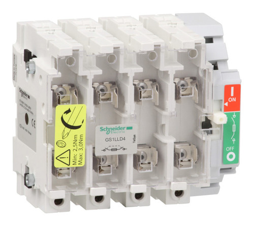 Рубильник с предохранителем Schneider Electric TeSys GS 160А 4P, 00