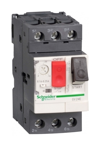 Силовой автомат для защиты двигателя Schneider Electric TeSys GV2 32А 3P, термомагнитный расцепитель, GV2ME32TQ