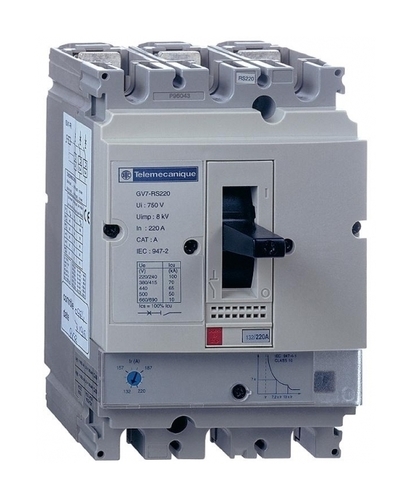 Силовой автомат Schneider Electric TeSys GV7, 70кА, 3P, 220А