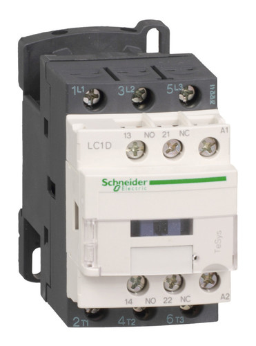 Контактор Schneider Electric TeSys LC1D 3P 9А 400/277В AC 2.2кВт