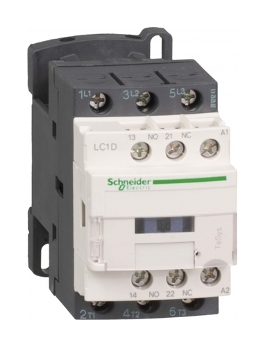 Контактор Schneider Electric TeSys LC1D 3P 12А 440/24В DC 5.5кВт