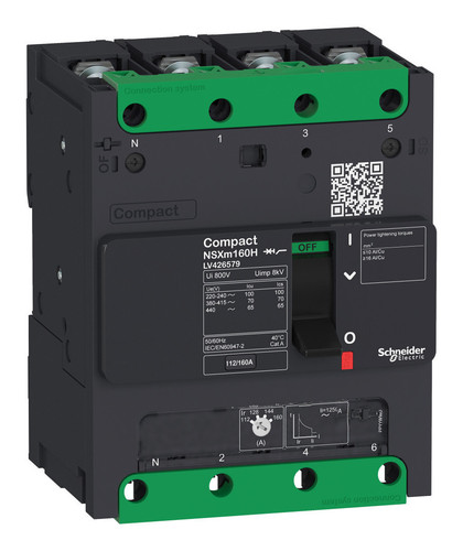 Силовой автомат Schneider Electric Compact NSXm, 16кА, 4P, 63А