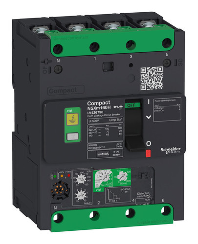 Силовой автомат Schneider Electric Compact NSX, 70кА, 4P, 25А