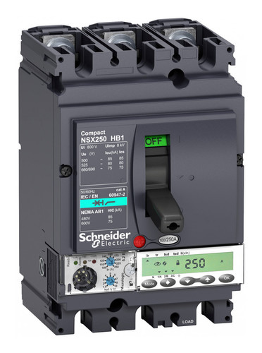 Силовой автомат Schneider Electric Compact NSX, 85кА, 3P, 160А