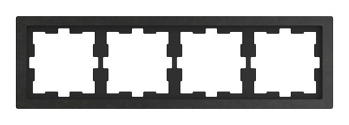 Рамка 4 поста Schneider Electric MERTEN D-LIFE, базальт
